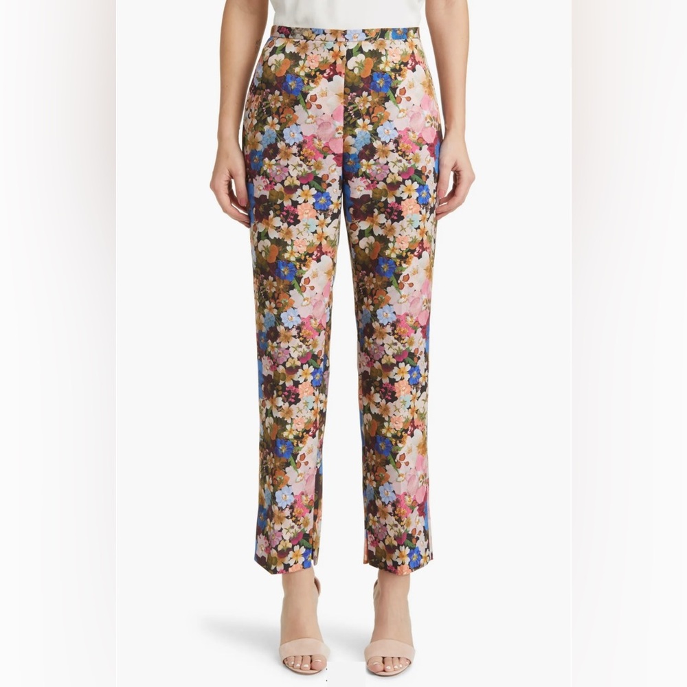 NWOT Ted Baker London Madonid Slim Print Trousers